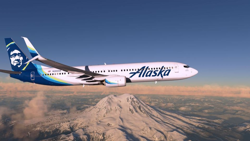 AlaskaVA community flight photo
