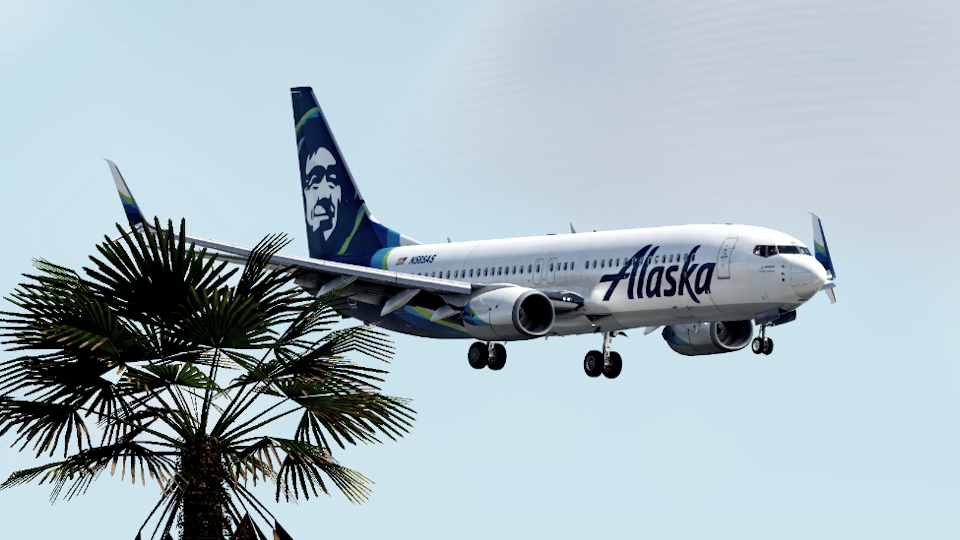 AlaskaVA community flight photo